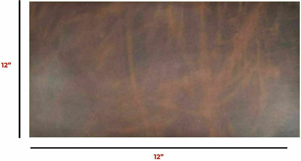 5/6 OZ Brown crazy horse Leather tooling Full Grain Leather Square 12''x 36''