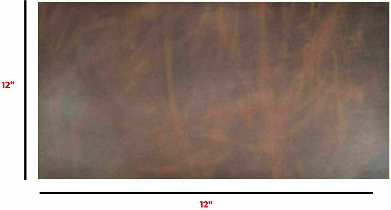 5/6 OZ Brown crazy horse Leather tooling Full Grain Leather Square 12''x 36''