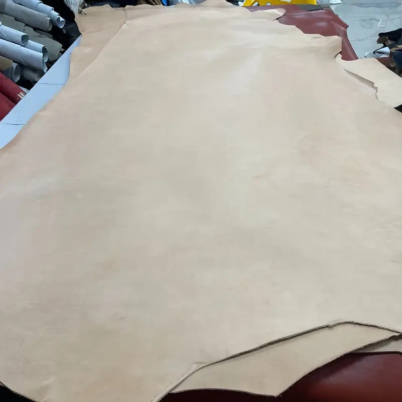 Vegetable TANNED Natural Cow Leather Shoulder THICKNESS 11/12-12/13-14/16 OZ