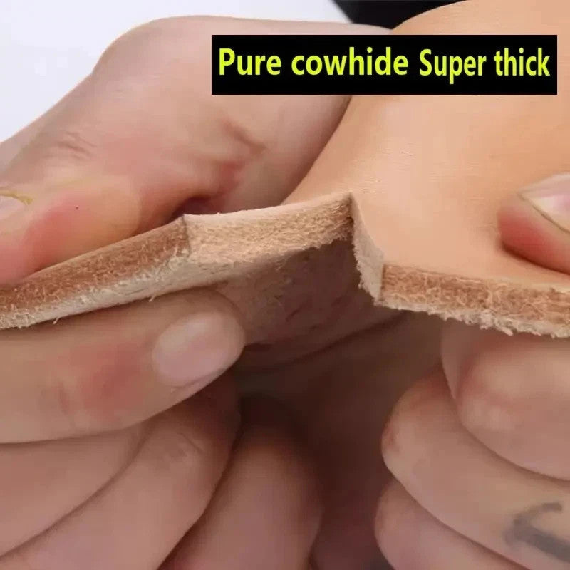 13/15 OZ ( 5.4- 6.4 mm )vegetable taneed  COW leather tooling  8'' X 72 ''