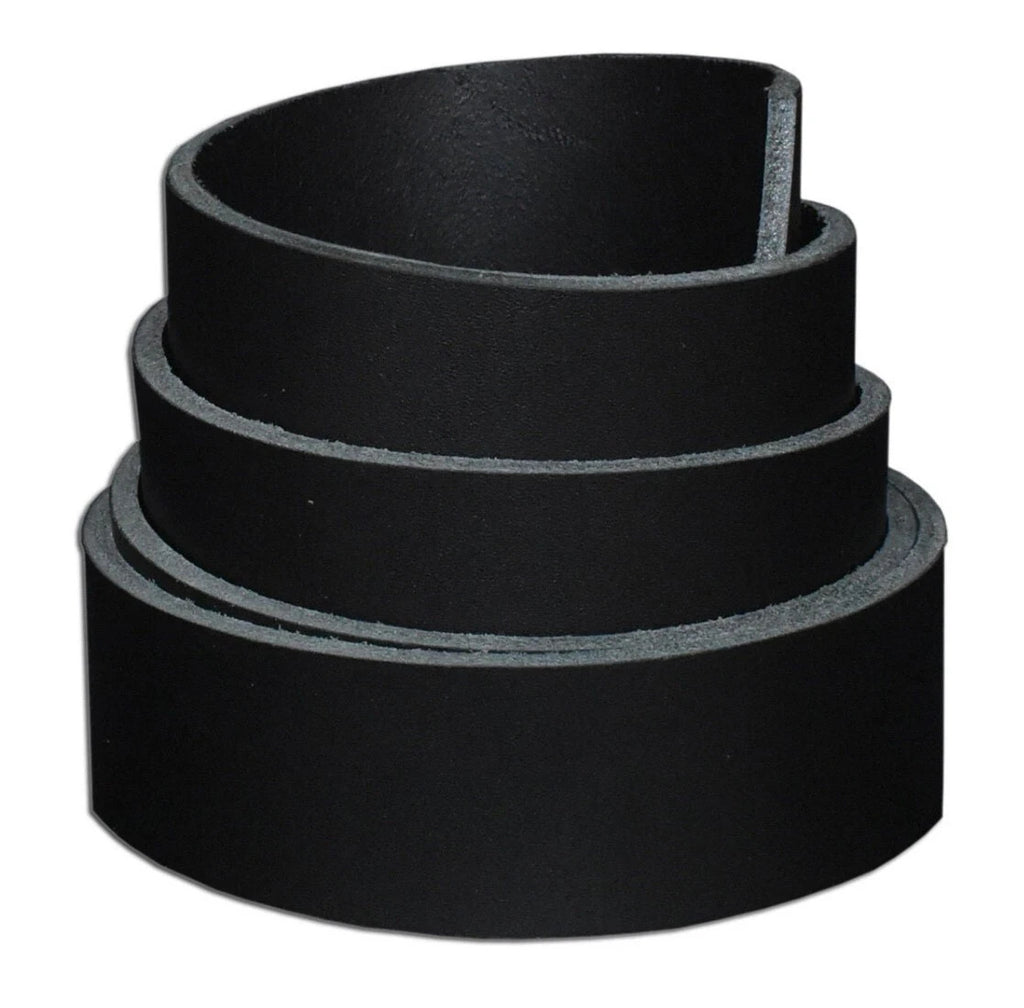 9-10 OZ Black Latigo COW FULL GRAIN  Leather 6''WIDTH X 72"LONG  STRIP  BELT