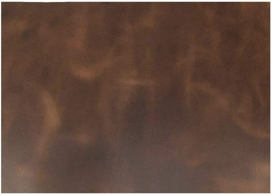 9/10 OZ Leather Square for Crafting BURBON BROWN Full Grain 30'X30''
