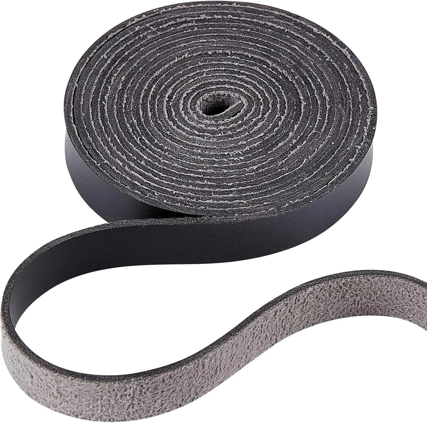 5/6 OZ Black Latigo Leather  STRAP/BELT BLANK Strips 12'' WIDTH 84''LONG