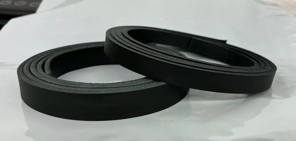 9-10 OZ Black Latigo Leather Straps, Belts, Strips 12'' INCH WIDTH-84''INCH LONG