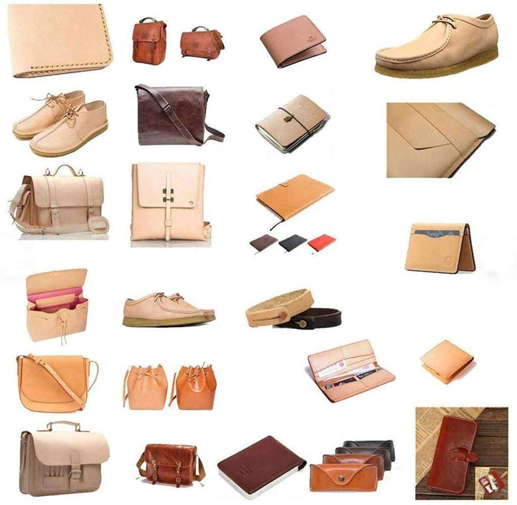 VegTan Leather 2/3-3/4-5/6-6/7-7/8-8/9-9/1 ONZ-  $ 11.99 PER SQFT  4-6-8-10-SQFT