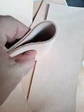 8/9 OZ. Vegetable tanned NATURAL LEATHER  European Steer COSTUM CUT 30'' X 60''