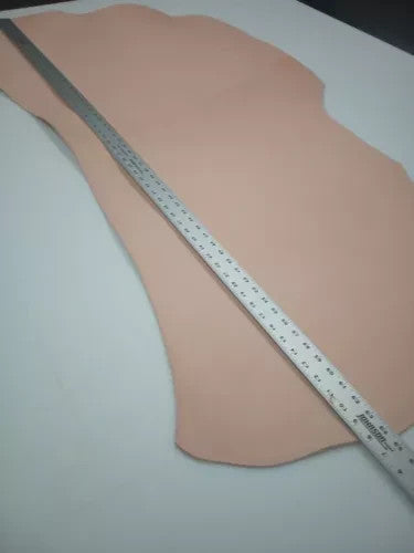 8/9 OZ. Vegetable tanned NATURAL LEATHER  European Steer COSTUM CUT 30'' X 60''