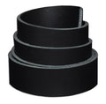 5/6 OZ Black Latigo Leather  STRAP/BELT BLANK Strips 12'' WIDTH 84''LONG