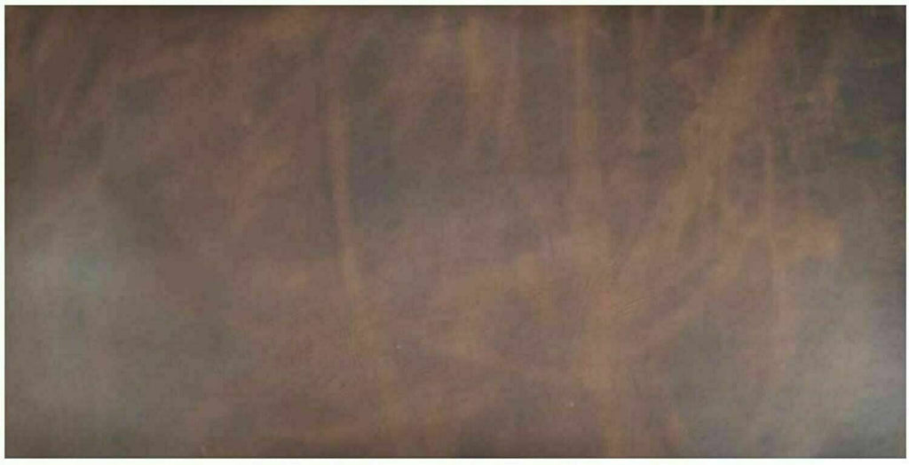 5/6 OZ Brown crazy horse Leather tooling Full Grain Leather Square 12''x 36''