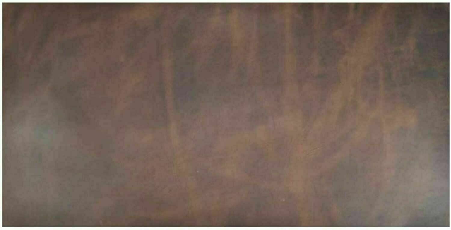 5/6 OZ Brown crazy horse Leather tooling Full Grain Leather Square 12''x 36''