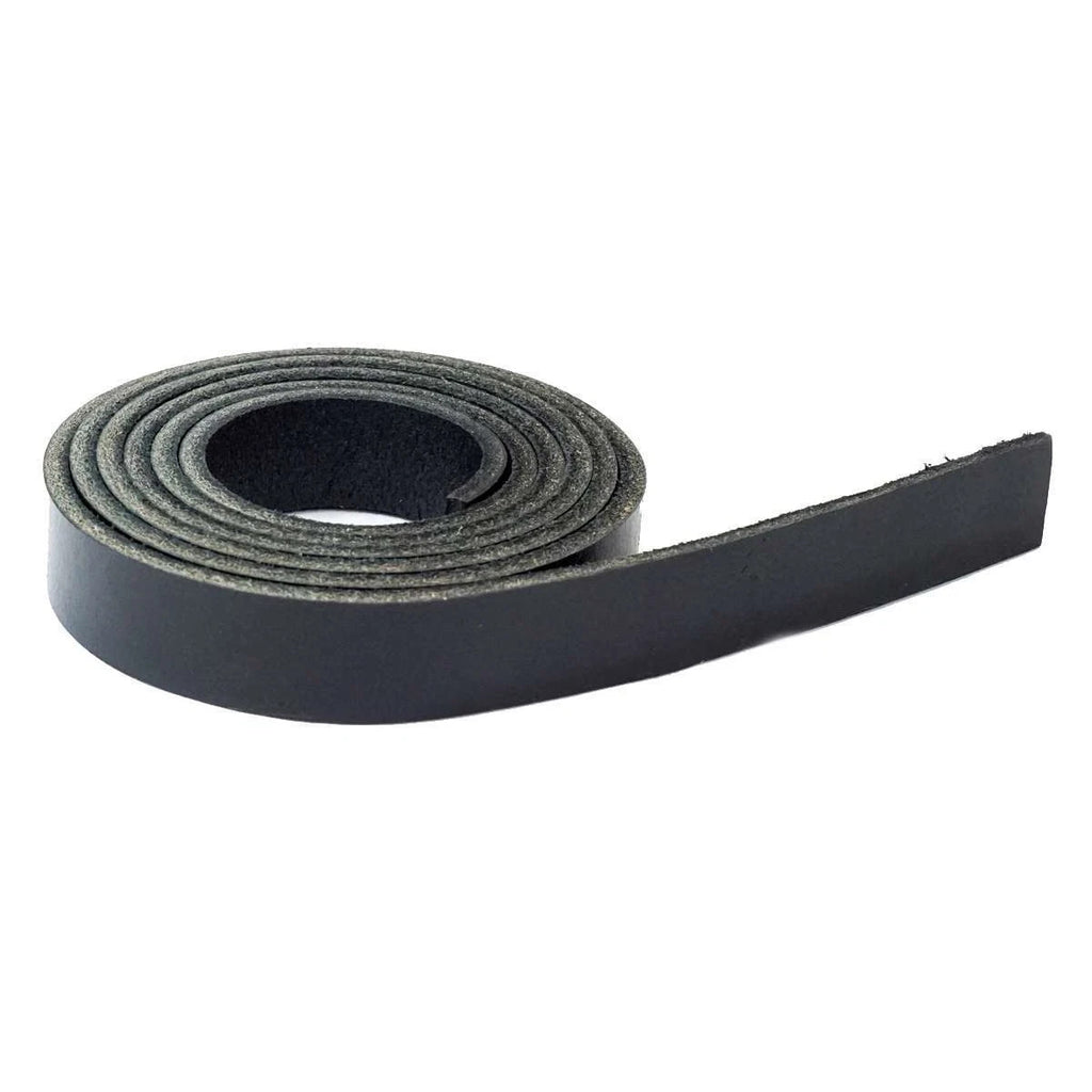 5/6 OZ ( 2.0-2.4 mm ) BROWN- BLACK LEATHER STRIP BELT TOOL 50-60-72-84 INCH LONG