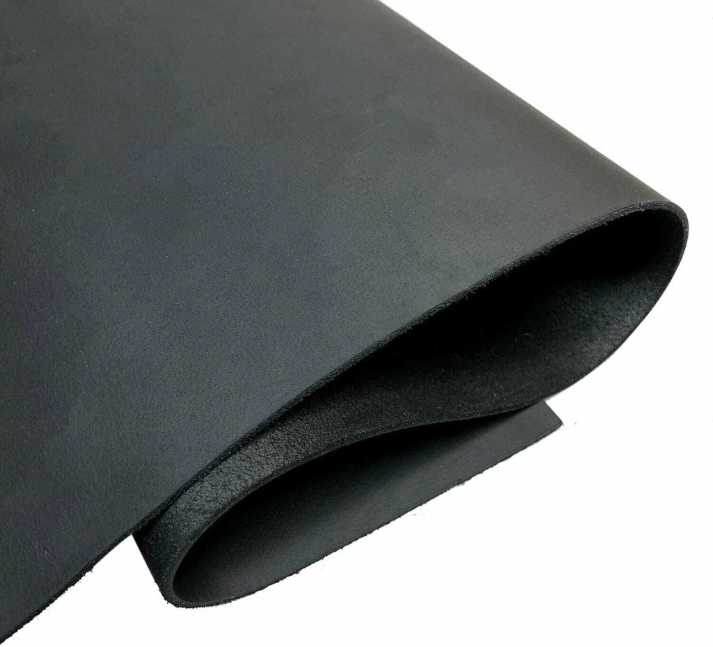 9/10 OZ ( 3.6-4.0 mm ) crazy horse LEATHER color black 12'' WIDTH-84'' LONG