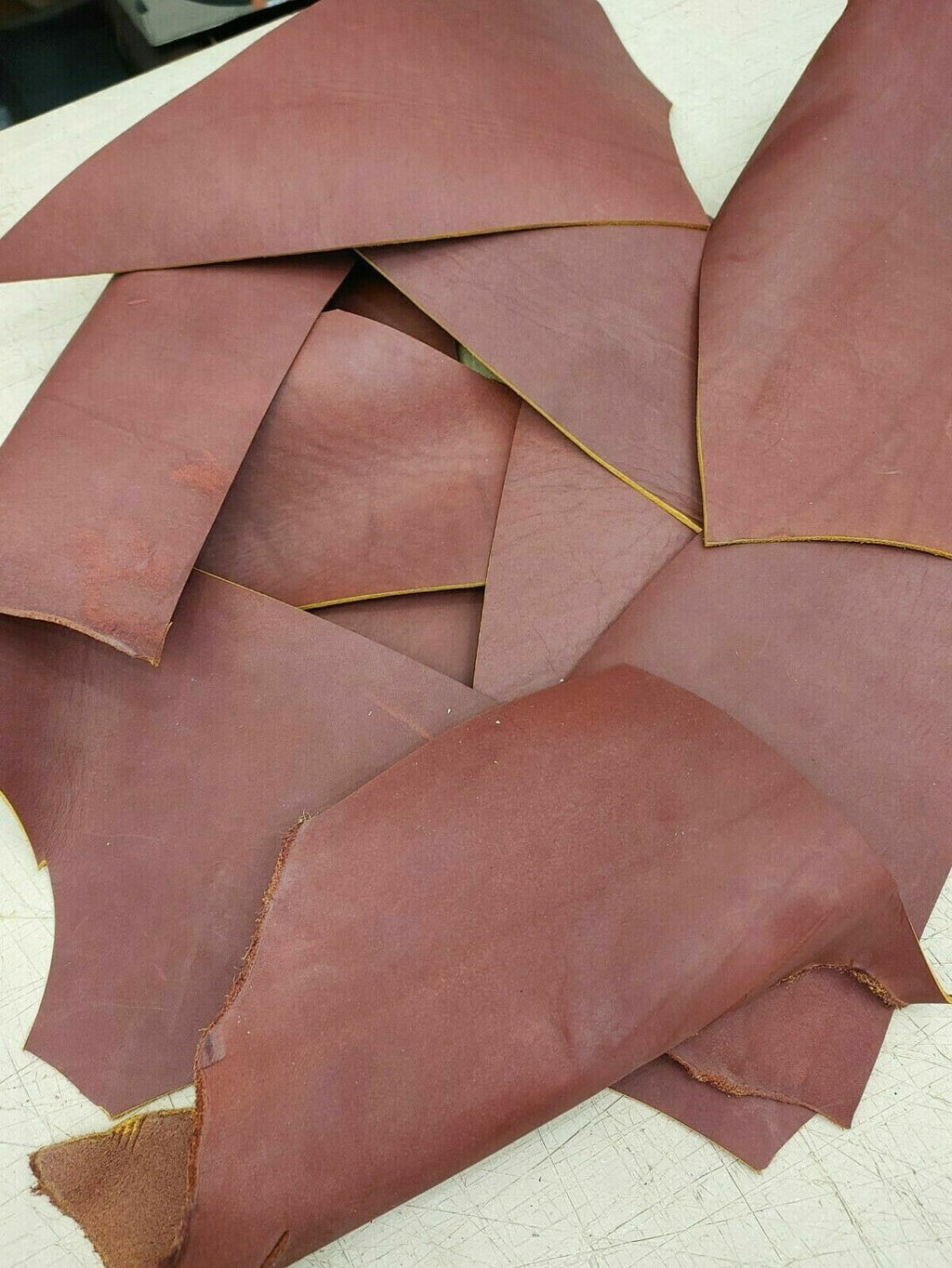 SCRAP  Leather chocolat Ccolor   Tooling Craft 3/6/9 /12/18