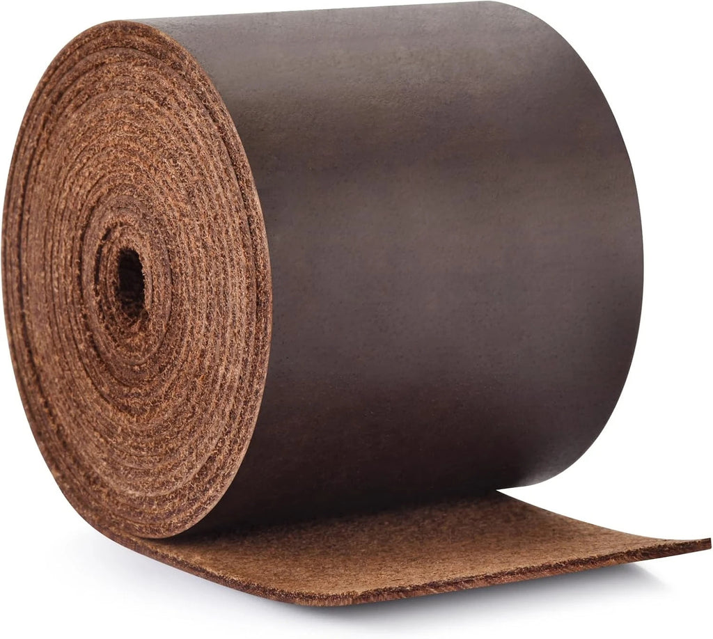 9/10 OZ Leather Cowhide Tooling Full Grain BURBON BROWN   12''X84''
