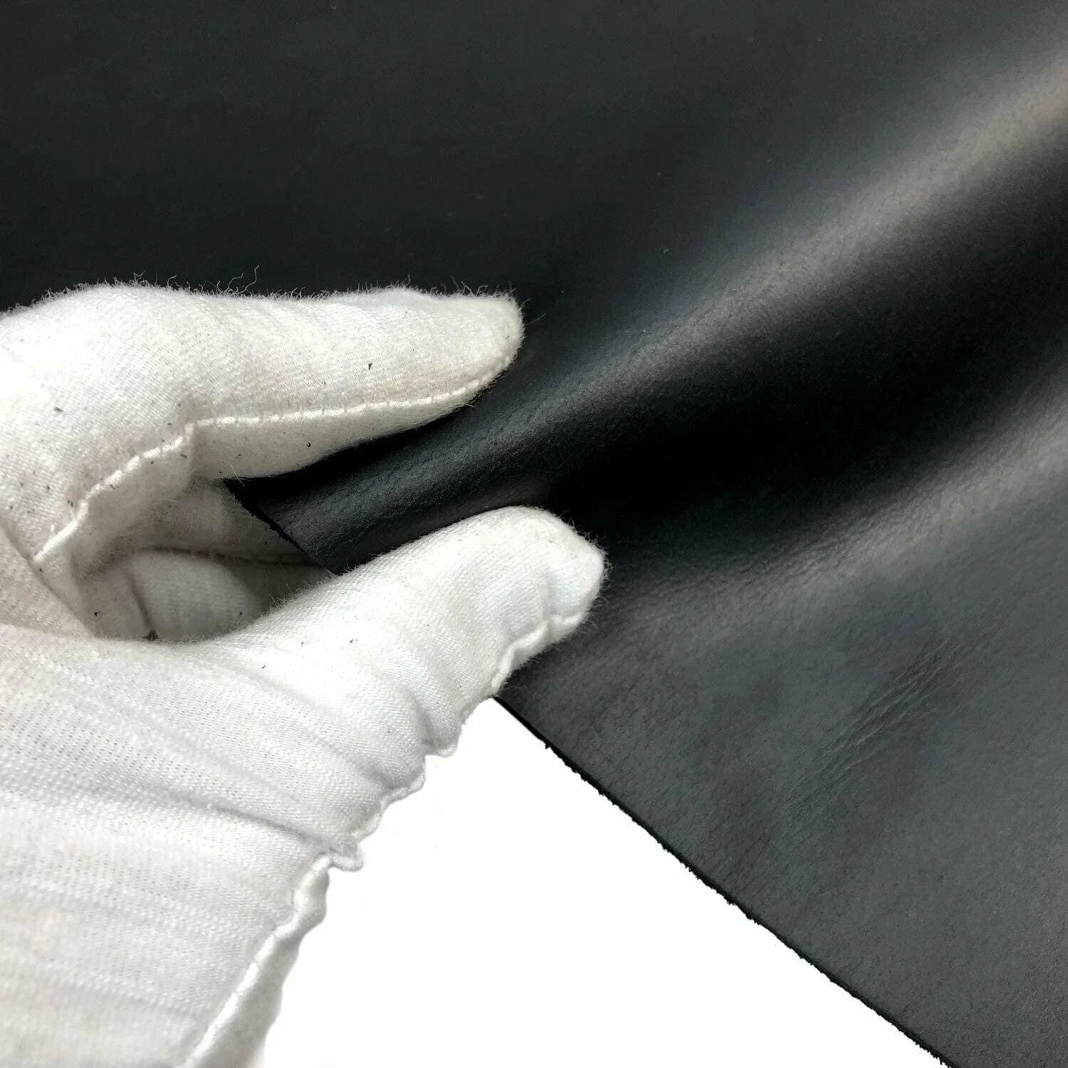 9/10 OZ ( 3.6-4.0 mm ) crazy horse LEATHER color black 12'' WIDTH-84'' LONG