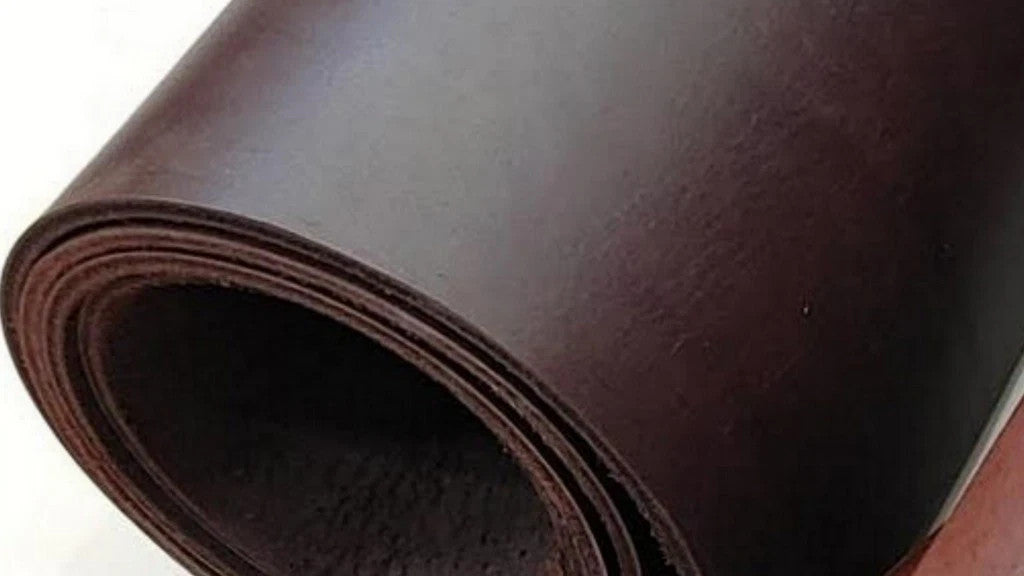 5/6 Oz BOURBON BROWN CRAZY HORSE COW Leather, tooling, molding, engraving, stamp