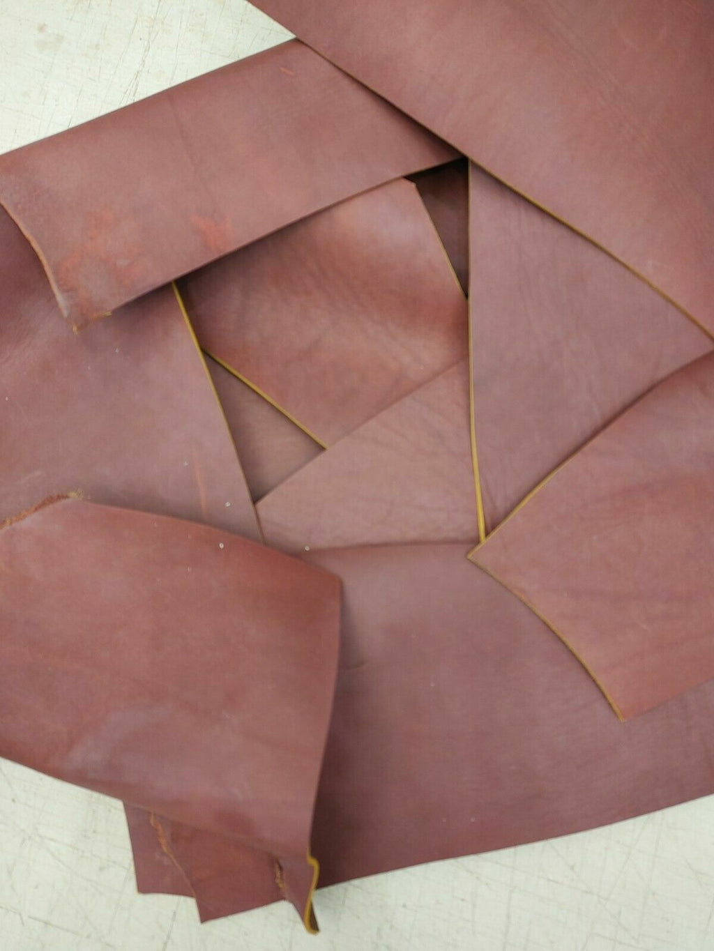 SCRAP  Leather chocolat Ccolor   Tooling Craft 3/6/9 /12/18
