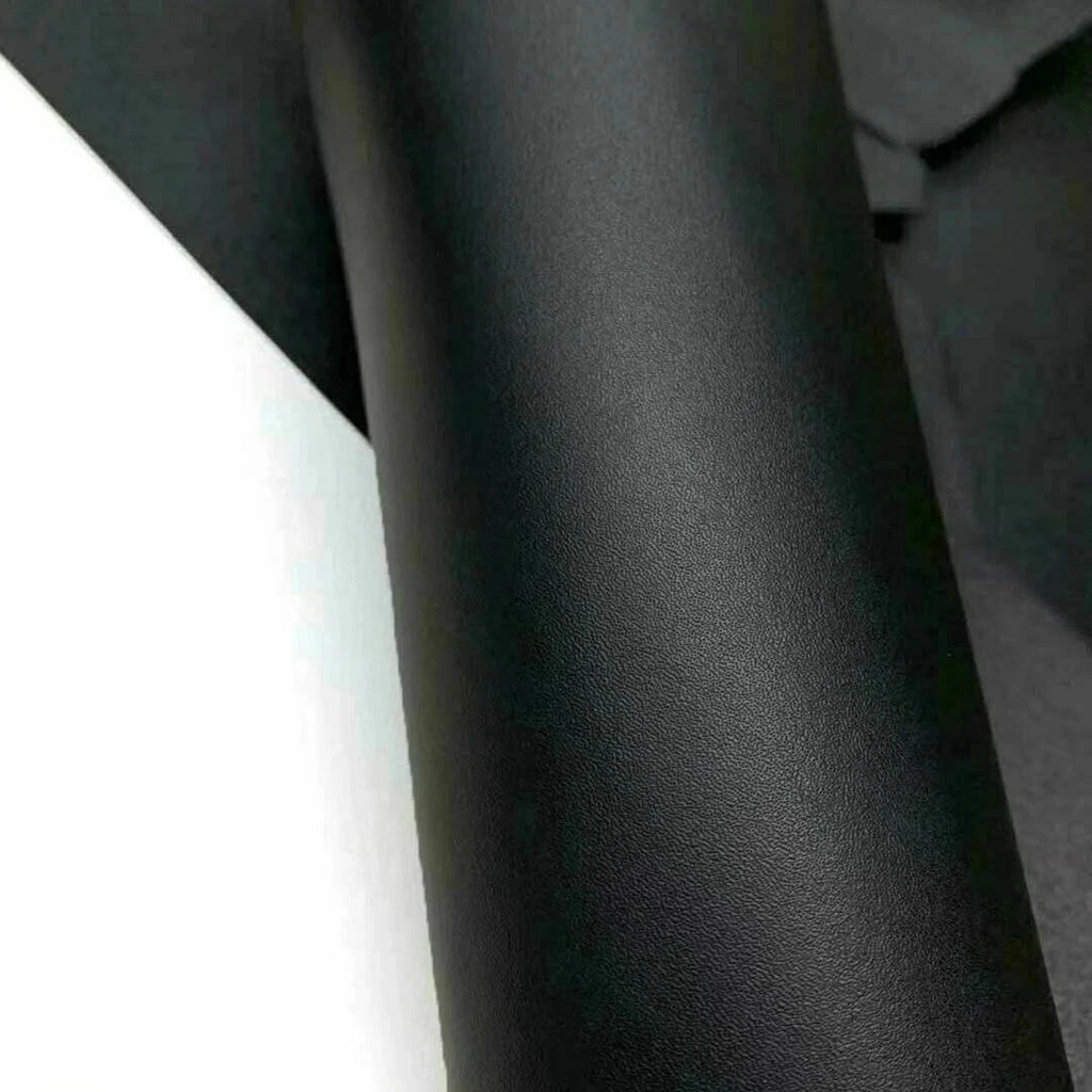 9-10 OZ  black  waxy chrome COW Full Grain Leather Square  Crafts 12'' X 60''