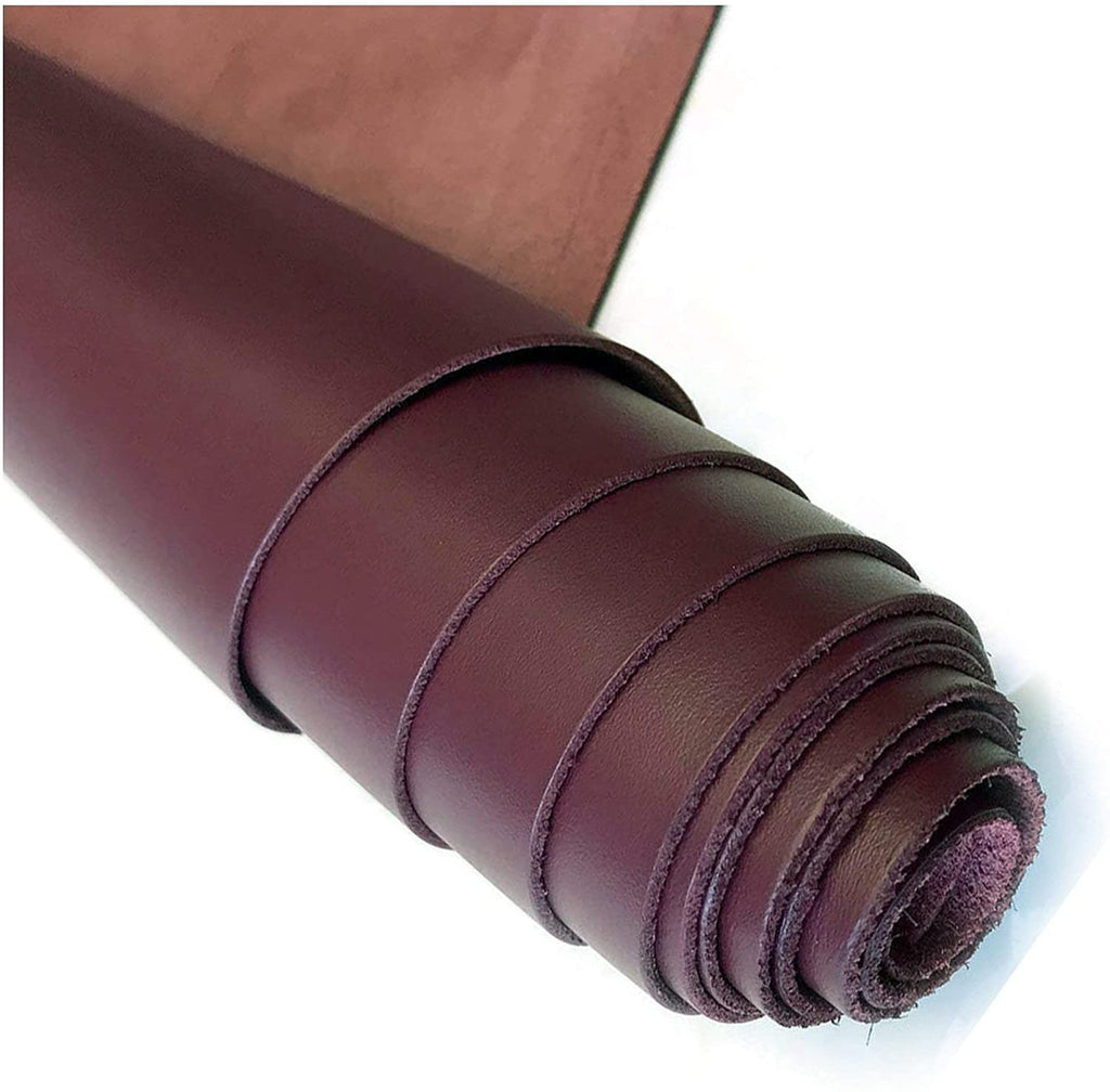 5/6 OZ. 9/10 OZ. Leather Straps Crafts,Strips color burgundy-rust-tobacco-brown