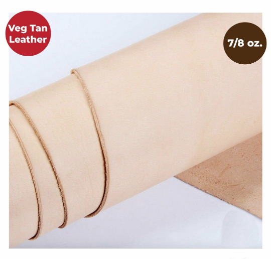 5/6 OZ-6/7 OZ-7/8 OZ  Vegetable Tanned Full Grain Leather SQUER FEET FOR $ 22.99