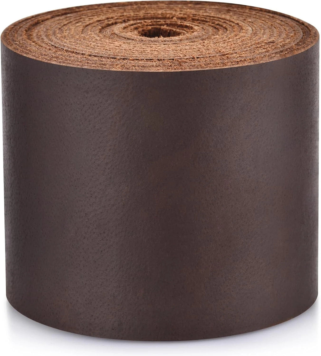 9/10 OZ Leather Cowhide Tooling Full Grain BURBON BROWN   12''X84''